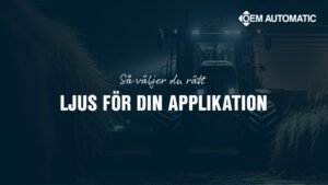 Rätt ljusbild ger bättre arbetsbelysning