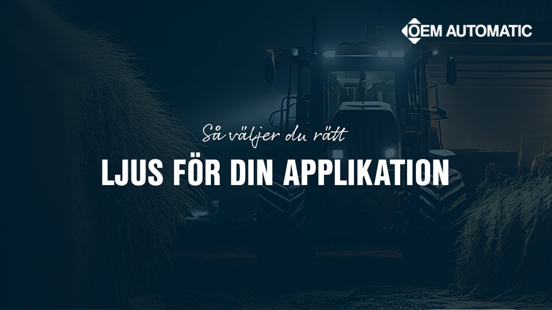 Rätt ljusbild ger bättre arbetsbelysning