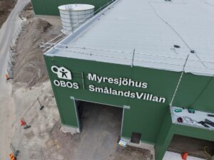 OBOS nya Myresjöfabrik ska producera upp till 40 procent av sin egen energi