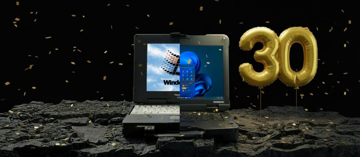 PANASONIC TOUGHBOOK FIRAR 30 ÅR AV INNOVATION FÖR MOBILA TEAM