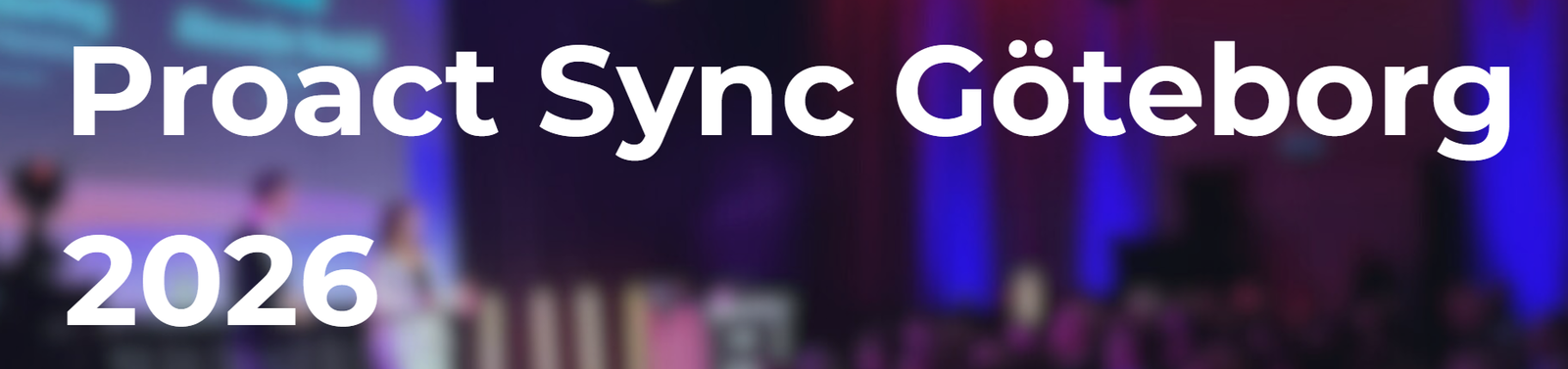 Proact Sync Göteborg 2026