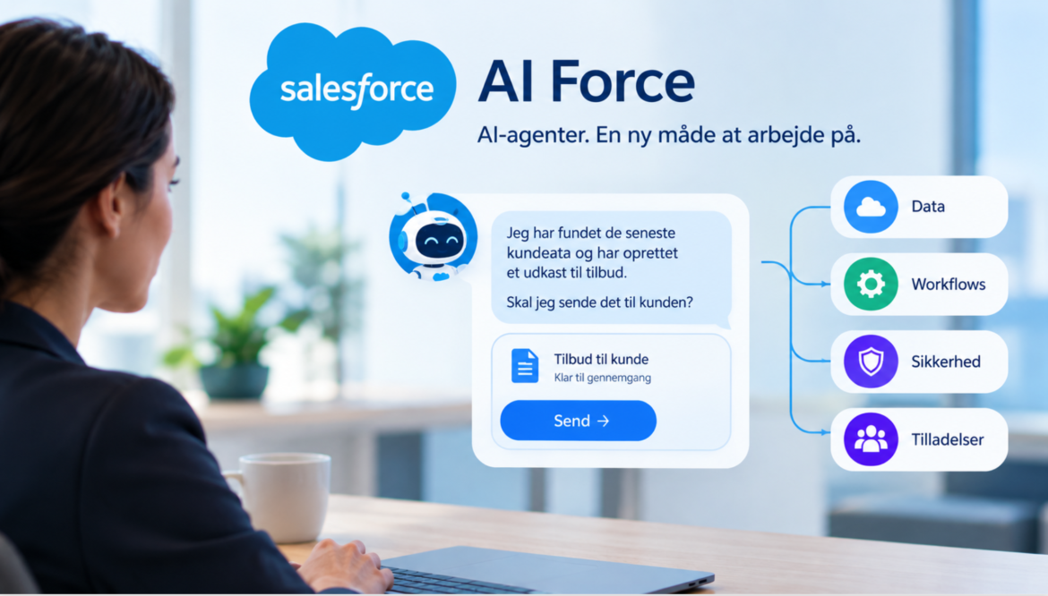 Salesforce lanserar AI Force – vill göra AI-agenter till företagens nya användargränssnitt