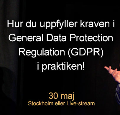 Bara 1 år kvar att förbereda inför nya dataskyddsförordningen, GDPR!