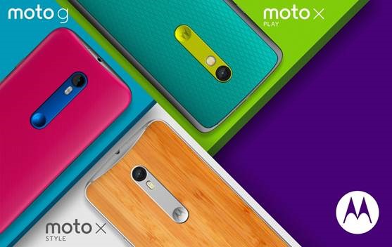 Motorola lanserar nya Moto G, Moto X Play och Moto X Style