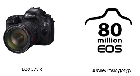 Canon meddelar att 80 miljoner EOS-kameror har tillverkats