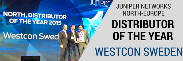 Westcon Sweden prisade av Juniper Networks