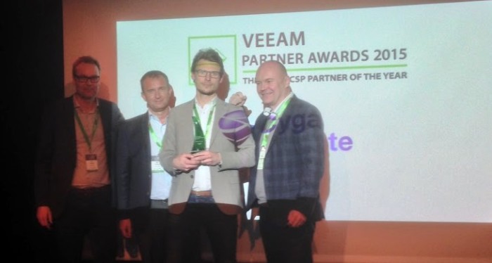 2015 har Veeam utsett Cygate till Årets molnleverantör