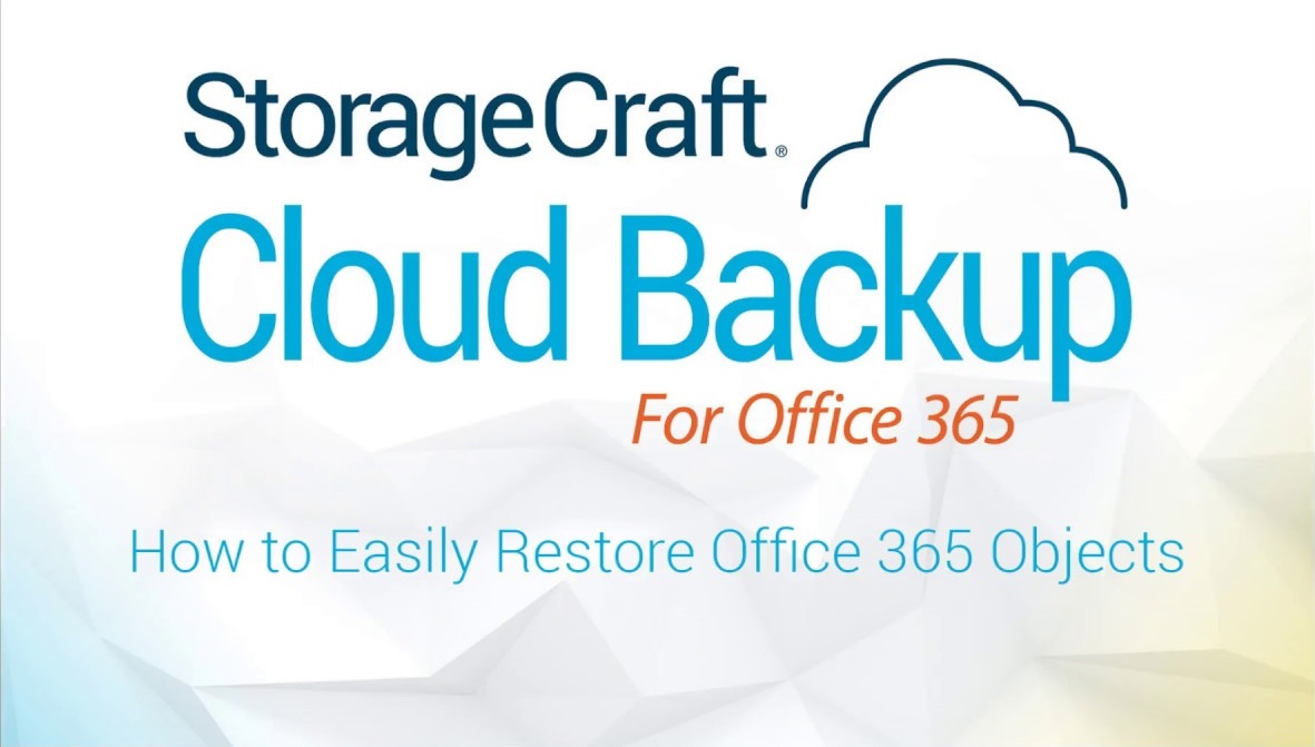 StorageCraft lanserar Cloud Backup för Office 365